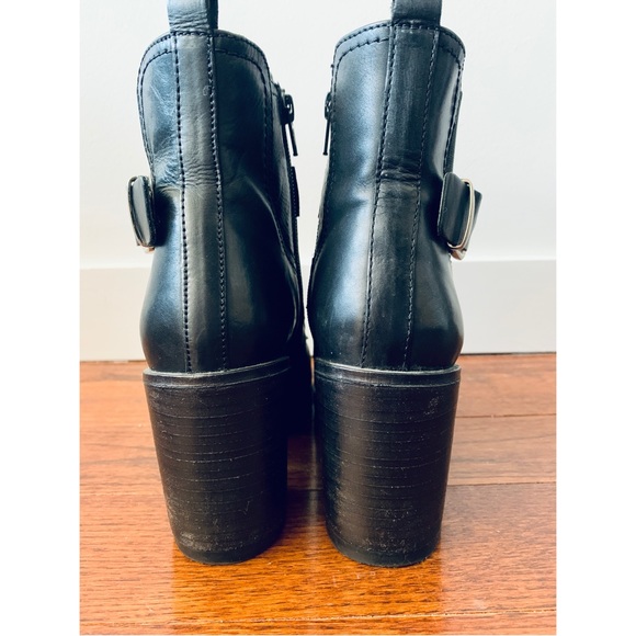 SOLD* Black Fall chunky heel with buckle boot - Picture 9 of 11